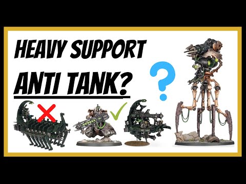 Best ANTI TANK In Heavy Support? - Necrons - War Zone Nephilim - 9th Edition - Warhammer 40k 2022