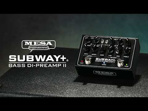 Mesa/Boogie Subway+ Bass DI-Preamp II – Bass Preamp / DI Pedal – Open Box image 6