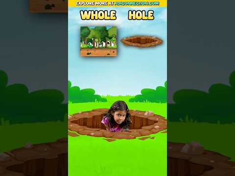 Fun with Homophones! 🤯 Same Sound, Different Words! | Kids English | Adi Connection #shorts