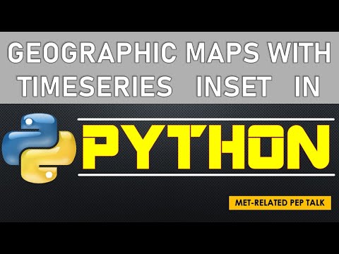 CODING Snippet 008: Python Geographic Map with Timeseries Inset