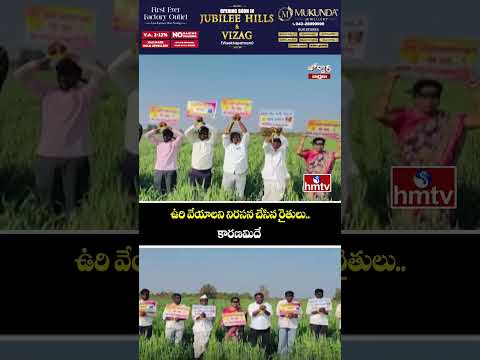 ఉరి వేయాలని నిరసన చేసిన రైతులు.. కారణమిదే | Jordar Varthalu | Protest For Urea | hmtv