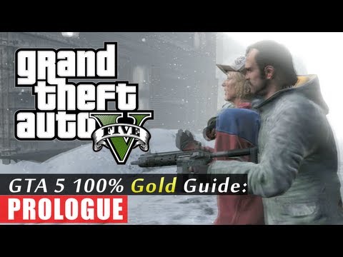 GTA 5 Walkthrough: Prologue First Mission (100% Gold Completion) HD