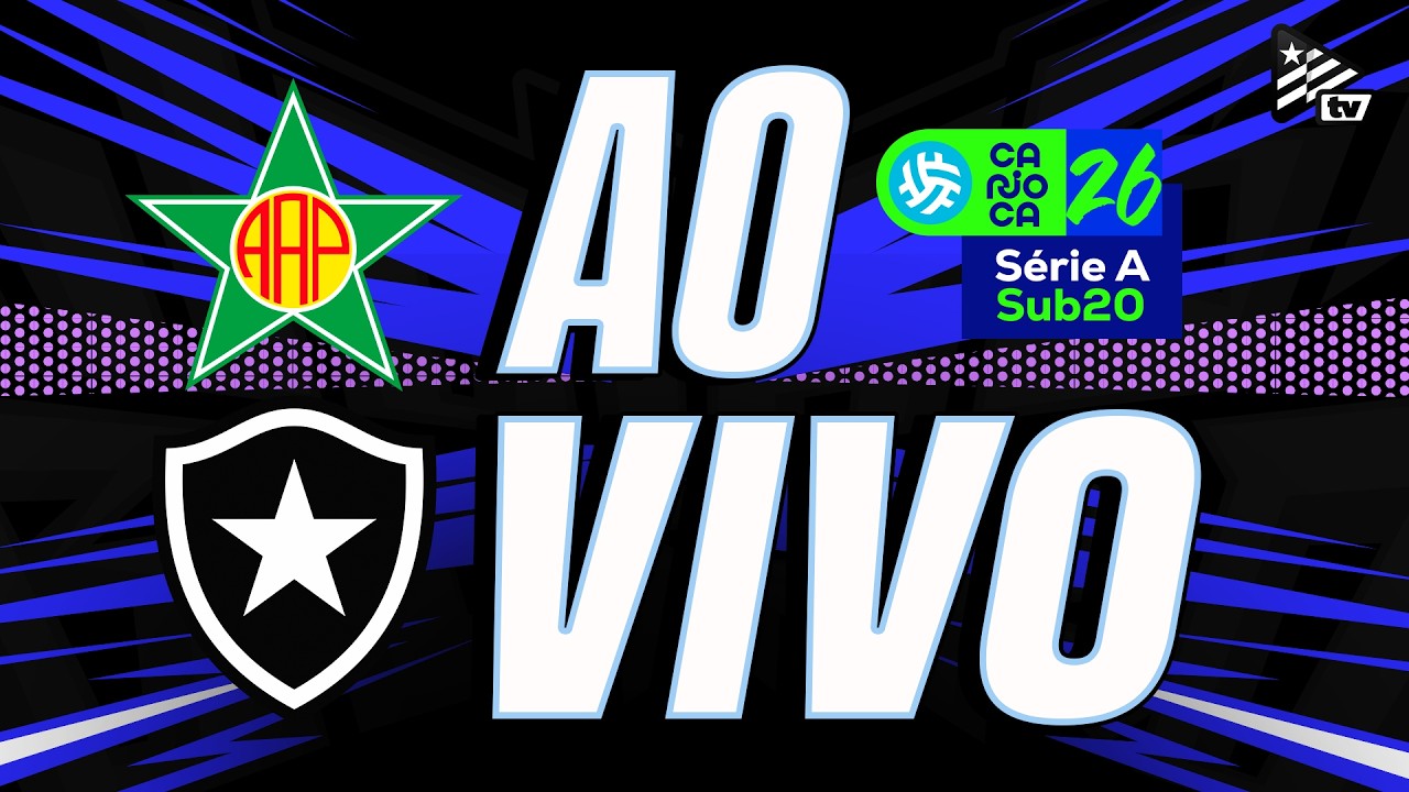 AO VIVO | Botafogo enfrenta a Portuguesa pela 10ª rodada do Carioca Sub-20 2026