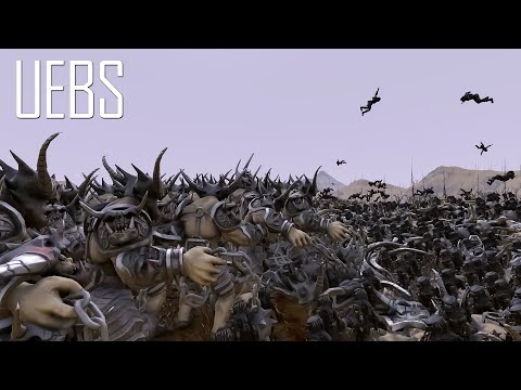 10.000 Giant Ogres vs 23.000 Predators- Ultimate Epic Battle Simulator 2- UEBS 2