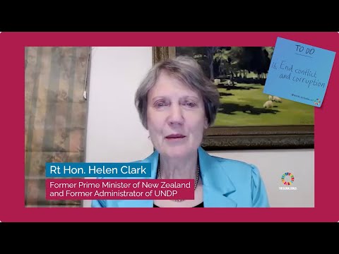 Helen Clark | To-Do List Talk: End Conflict and Corruption | Global Goals Week