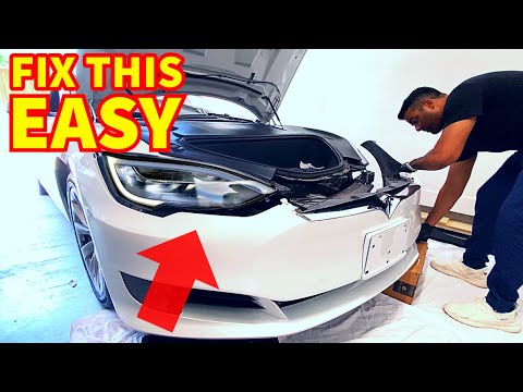 How To Fix LED Strip (Tesla Model S Headlight Replacement) (Bonus: Foglight and Chrome Trim Install)