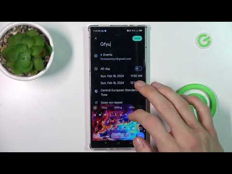 How to Add and Customize Events in Calendar of Nubia Red Magic 8S Pro - Set Up  Event Reminder