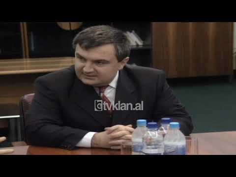 Kryeministri Meta takim me Sabri Koçin dhe Janullatos - (23 Janar 2001)