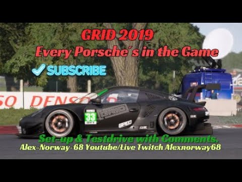GRID 2019 Huge Porschetest with Comments.