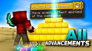 Minecraft All Advancements in 4 Hours