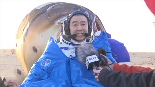 First Shenzhou-20 astronaut out of return capsule