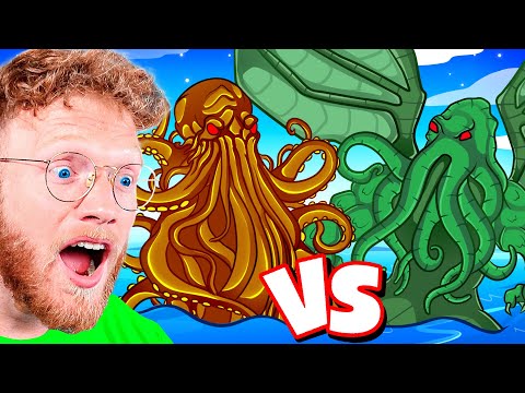 BeckBros React To KRAKEN vs CTHULHU (who is stronger?)