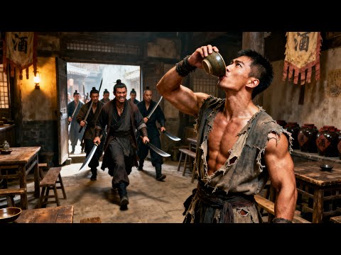 功夫電影！惡霸挑釁飯館喝酒小夥，沒想到小夥武功高強！ 💥 #中国电视剧 #KungFu #Martial Arts Movies