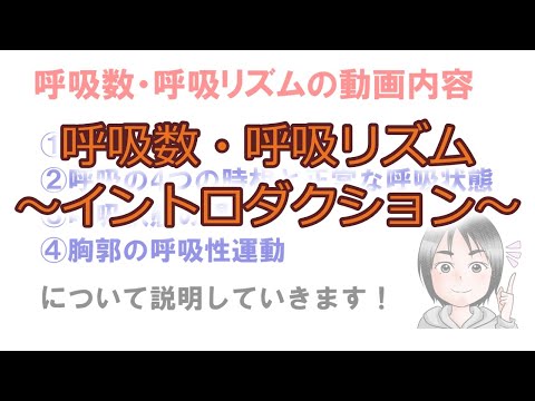 呼吸数・呼吸リズム（イントロダクション）