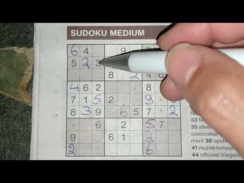 How do they do it? A simple Medium Sudoku puzzle. (with a PDF file) 07-22-2019