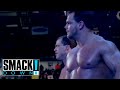 The Rock W Debra Vs Chris Benoit Kurt Angle Vince McMahon On Commentary Part 1 SMACKDOWN