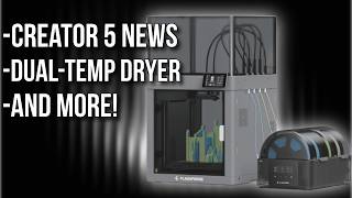 Flashforge Creator 5 Pre-Sale Update and More