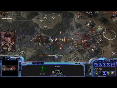 StarCraft 2 Wrath of the Swarm Mission 1 - Will of the Queen