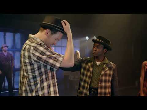 Memphis the Musical trailer still with Huey and Felicia on stage