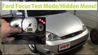 How to access hidden menu Ford Focus 1999-2007.Instrument cluster test mode, service menu!