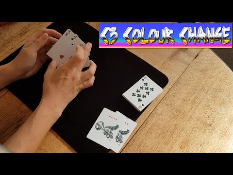 C3 colour change tutorial and magic trick. Centre color change, advanced sleight of hand. Nojima