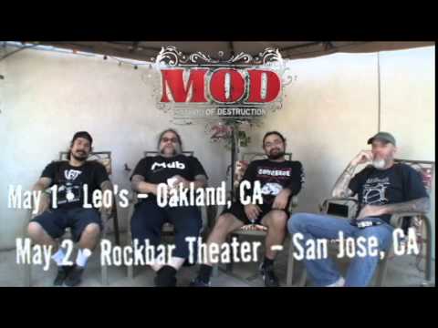 METHOD OF DESTRUCTION!! May 1st and 2nd!! 2015 tour!! Oakland! San Jose!!