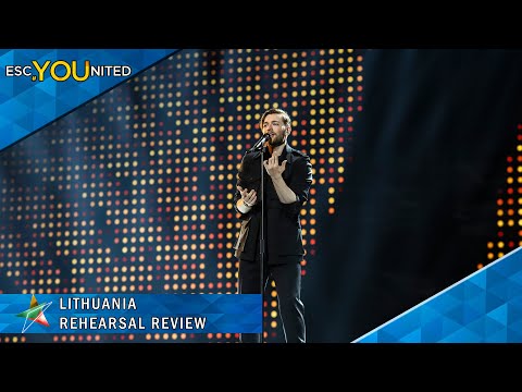 Lithuania: Jurij Veklenko - Run With The Lions | First Rehearsal Reaction - Eurovision 2019