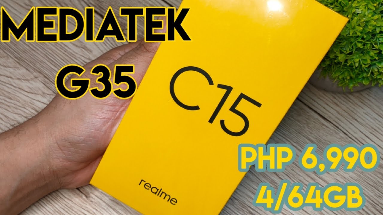 Realme C15 quick unboxig + hands-on: 6000mah + Quad-camera under 7K