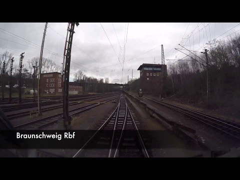 Führerstandsmitfahrt Braunschweig Rbf - Hildesheim Hbf