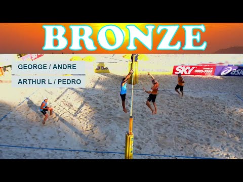 GEORGE / ANDRE vs ARTHUR L / PEDRO Circuito Brasileiro de Vôlei de Praia Superpraia DISPUTA 3º LUGAR