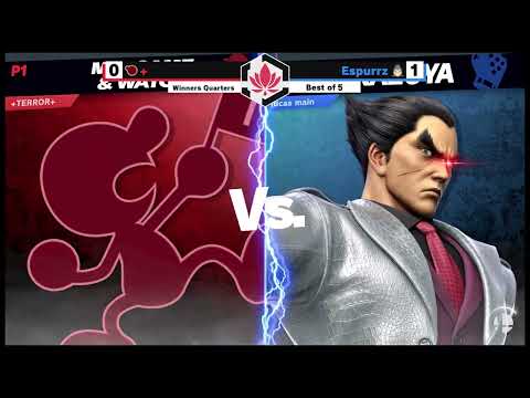 Super B-Town Beatdown 27 Winners Quarters: + (Mr. Game & Watch) vs Espurrz (Kazuya)
