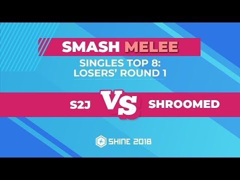 S2J vs Shroomed - Melee Singles Top 8: Losers' Round 1 - Shine 2018