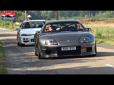 Modified Cars Leaving a Car Show! - 1200HP Supra, AMG GTR, Skyline, X5 G-Power, Focus RS,...