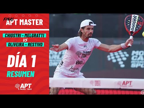 Highlights CHIOSTRI - MELGRATTI vs OLIVEIRA - RESTIVO | APT MASTER FINAL 2022 - Día 1