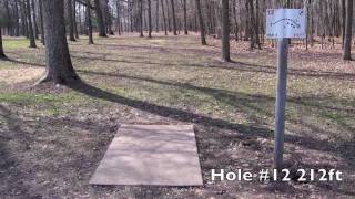 preview picture of video 'Hatten Park Disc Golf Course New London, WI'