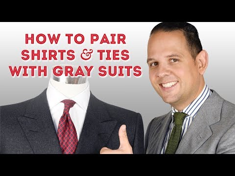 YouTube video about: What shoes with light grey suit?