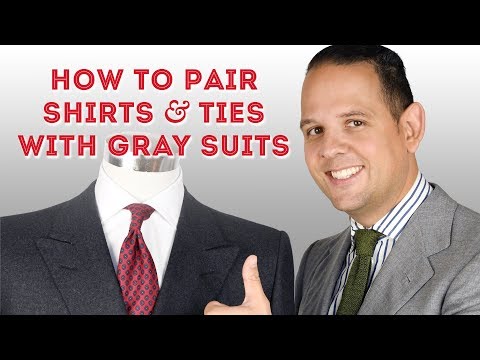 How To Pair Shirts & Ties With Gray Suits - Guide to...