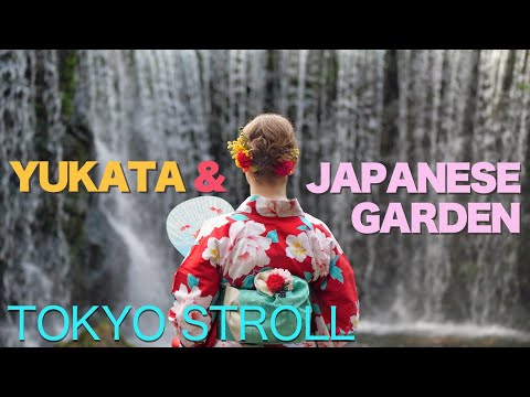 Yukata Experience & Japanese Garden Stroll at Hotel New Otani Tokyo! 👘