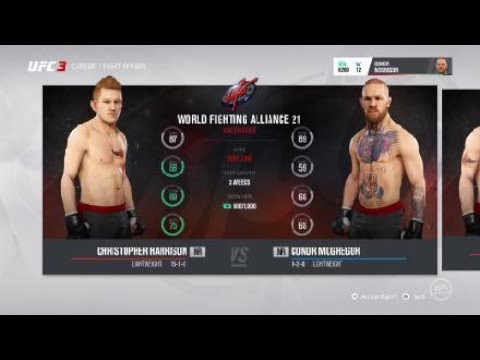 UFC 3 Career Mode Part 4 Gameplay Walkthrough [1080p HD PS4 PRO]