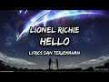 Hello - Lionel Richie (Lirik Lagu Terjemahan)