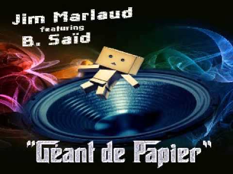 Jim Marlaud feat b.said "géant de papier" extended cover 2013.