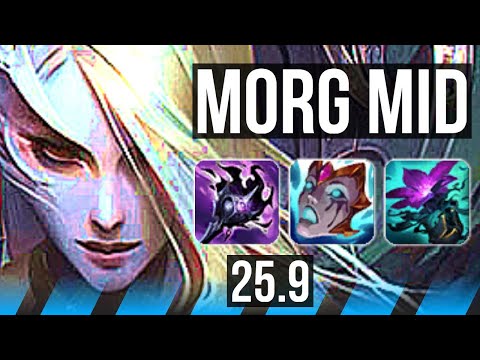 MORGANA vs TWISTED FATE (MID) | Rank 7 Morg, 10/4/22, 36k DMG | NA Challenger | 25.9
