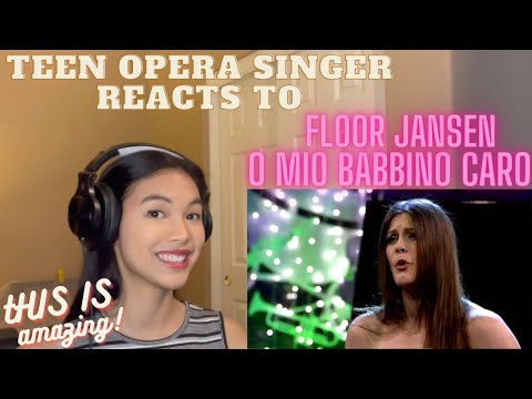 Teen Opera Singer Reacts To Floor Jansen - O Mio Babbino Caro