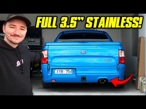 FG Ute get a Full Stainless Turbo Back Exhaust System!