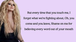 Avril Lavigne - Tell Me It's Over (lyrics)