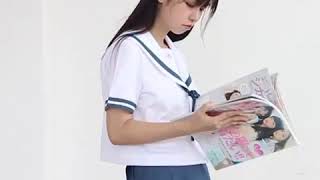 YUJIANXIONG セーラー服 JK 制服 スカート 女子高生 コスチューム コスプレ 衣装 006