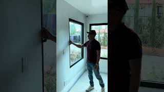Aluminum ALUPROF windows installation in Las Vegas by Grand Visions Doors &amp; Windows #aluminumwindow