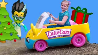 ASSISTANT Hunt For PJ Masks + Cutie Cars Scavenger Hunt Video