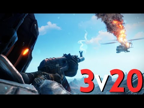 Rust - 3v20 Online Raid Defense