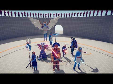 Greek Gods VS 100x Firework Archers | Totally Accurate Battle Simulator
